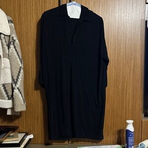 Vince Classic Black Midi Dress